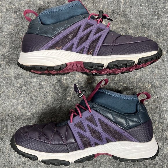 The North Face Thermoball HC Sneaker Shoes Women's 6.5 Dark Purple Navy Magenta - Picture 4 of 14